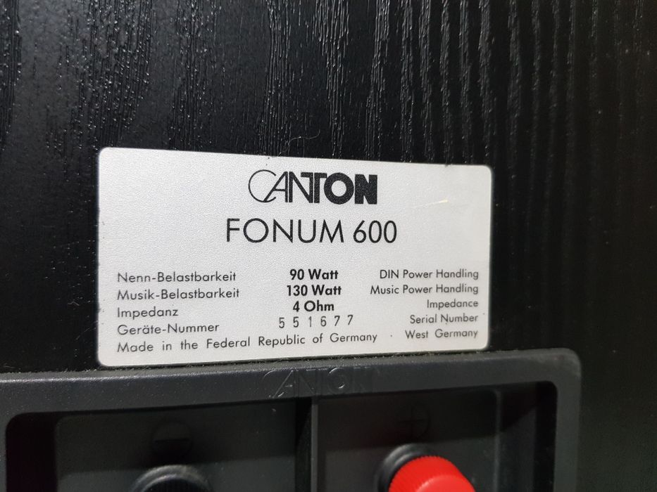 130Вт Підлогова акустика/напольная Canton Fonum 600 б/у з Німеччини