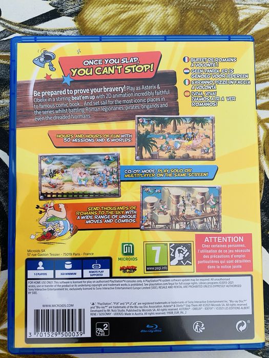 Asterix and Obelix slap them all ps4