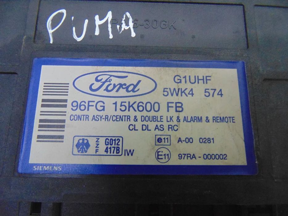 Ford Puma grelha/centralina