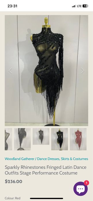 сукня для латини / Dance Show / Go-Go