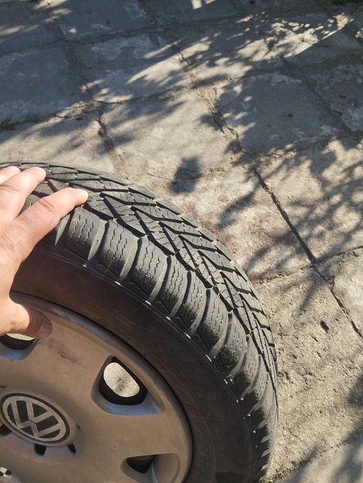 Felgi stalowe plus opony VW POLO komplet