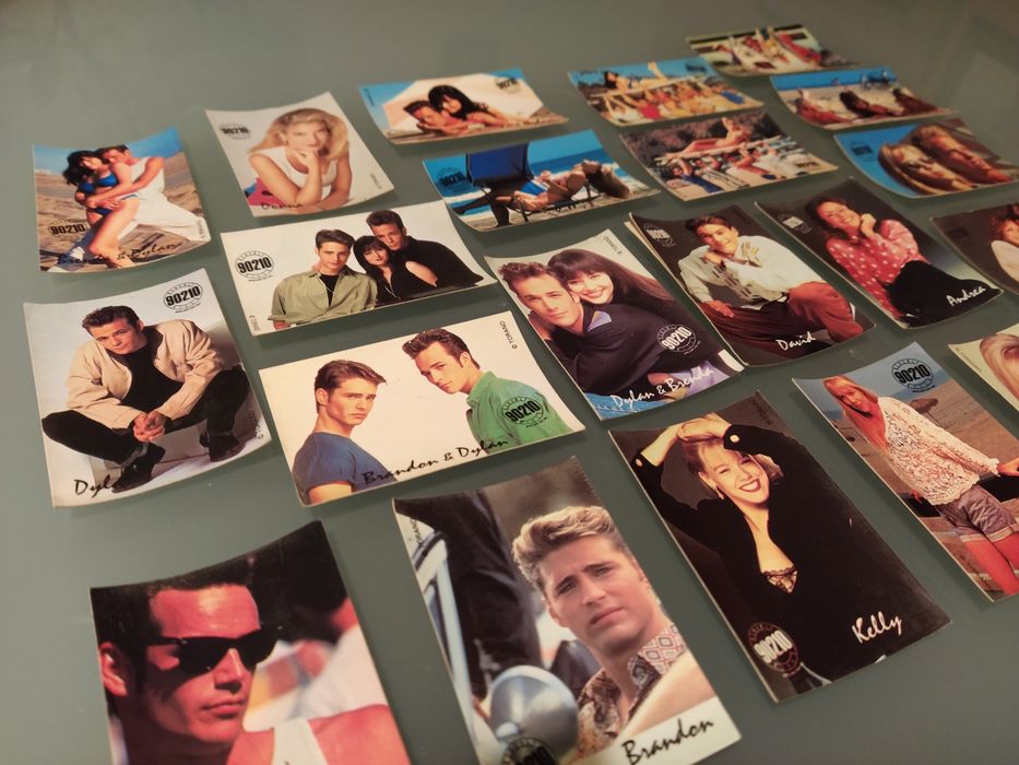 22 Autocolantes distintos da coleção "Beverly Hills 90210" da Bollycao