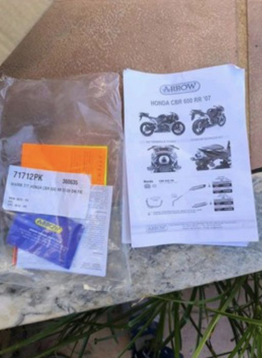 Ponteira Arrow Honda CBR 600 RR- PC40