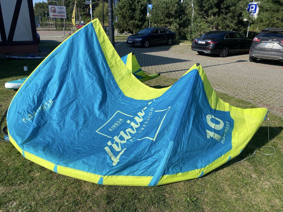 Zestaw latawce 12m 10m i bar, Airush Lithium