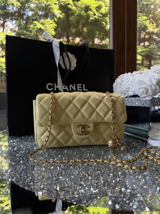 Torebka CC mini flap pearl chanel