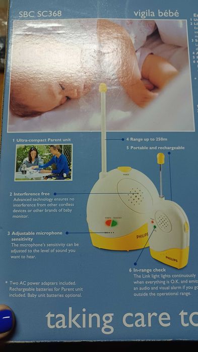 Intercomunicador bebé Philips