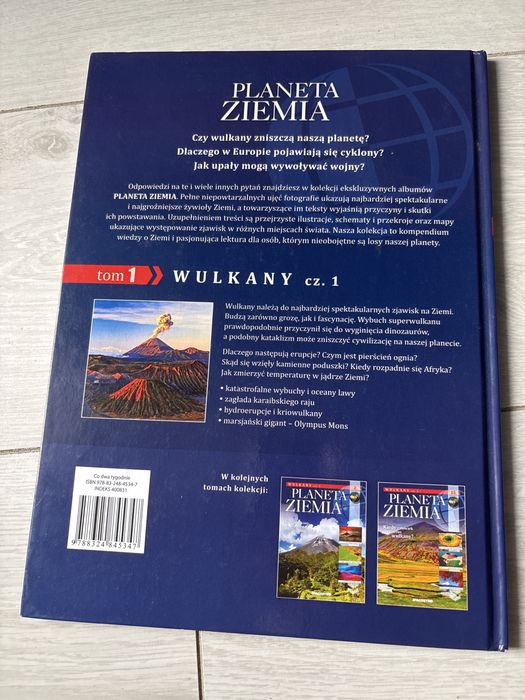 Planeta ziemia wulkany książka