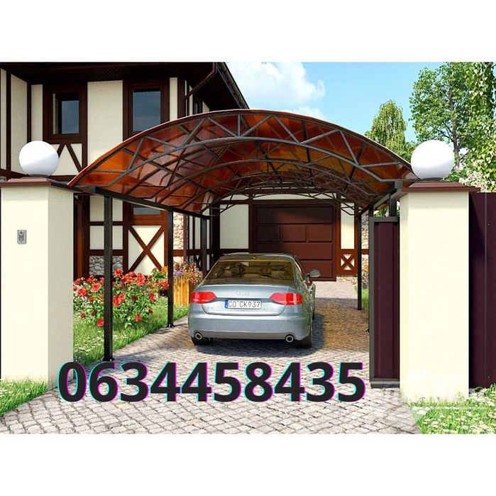 Автонавесы, Навесы для частного дома из поликарбоната