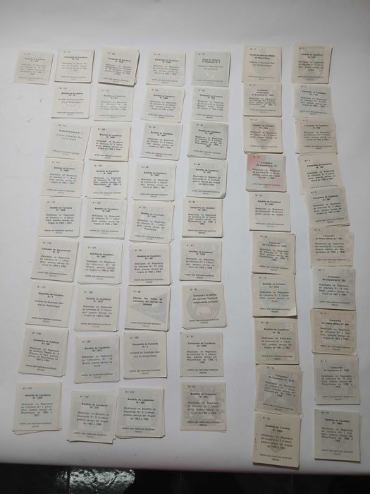 Cromos Pastilhas Pirata - Batalhões /Companhias /Esquadrões Militares