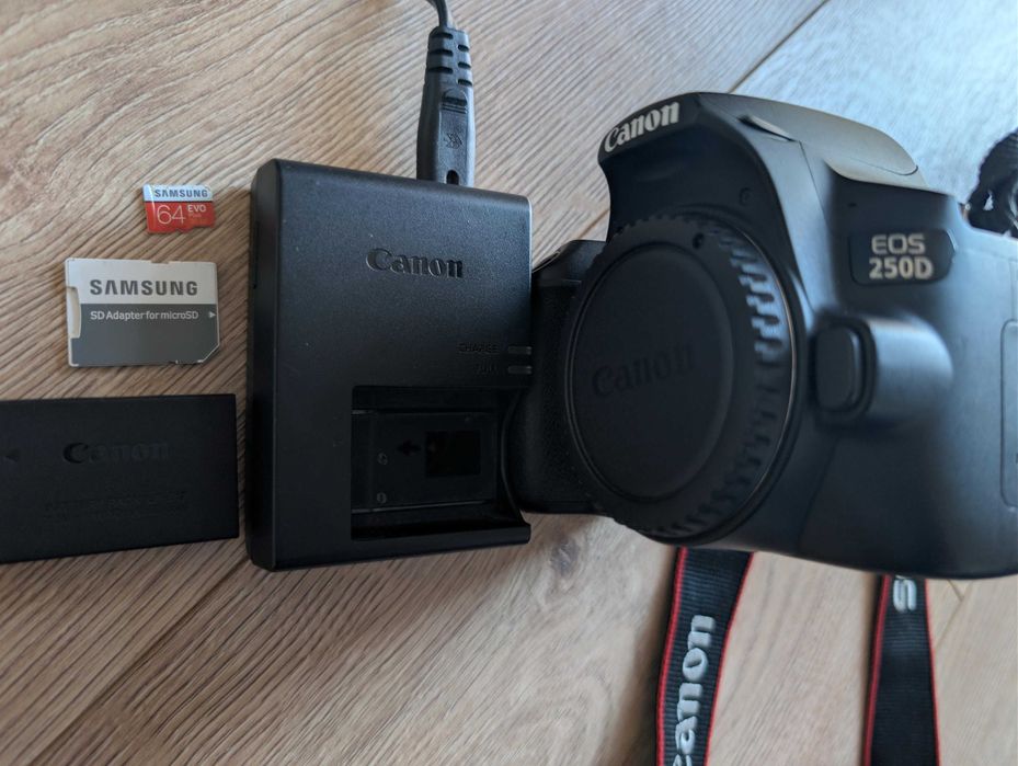 Canon EOS 250D Body | Stan Igła | Przebieg ~15k | Karta 64GB | 4K