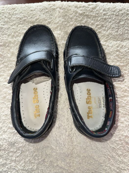 Mocassins em pele azuis