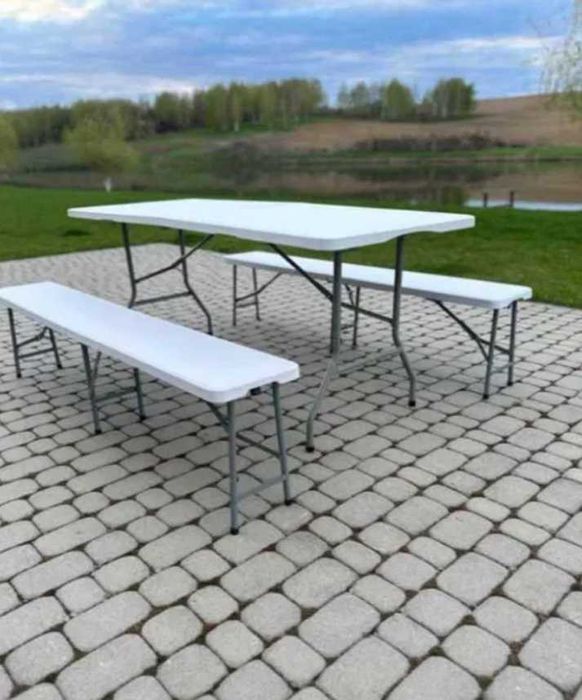 Акция! Раскладные столы, стулья, лавки Bonro и наборы для сада.