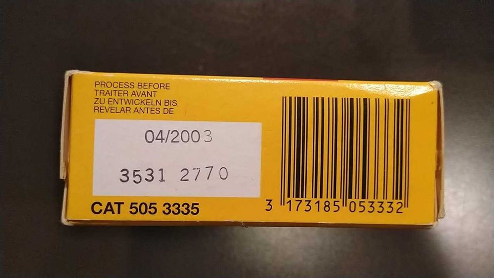 Filme super 8mm Kodak Kodachrome 40 em caixa