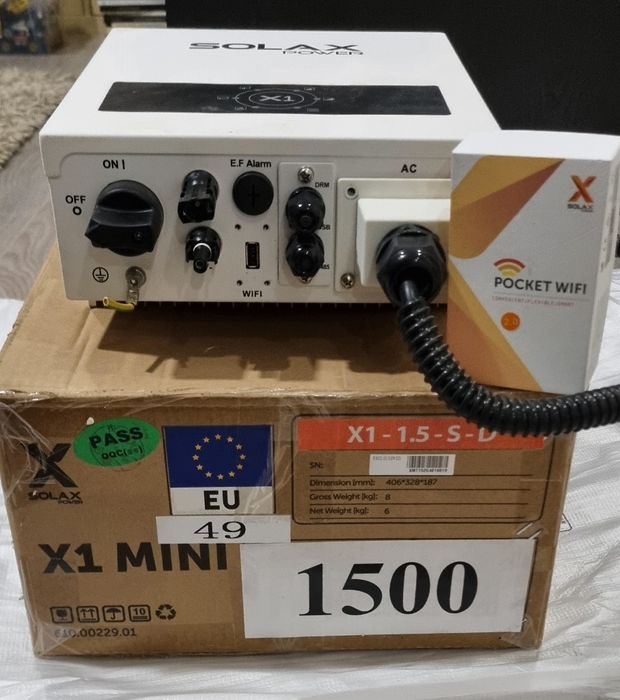 Micro inversor Solax 1.5 WIFI - 2 UNIDADES