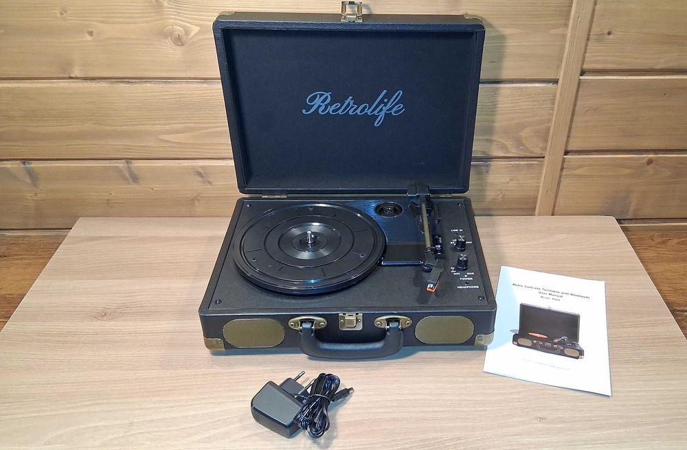 RETROLIFE R609 – Vintage Bluetooth Turntable