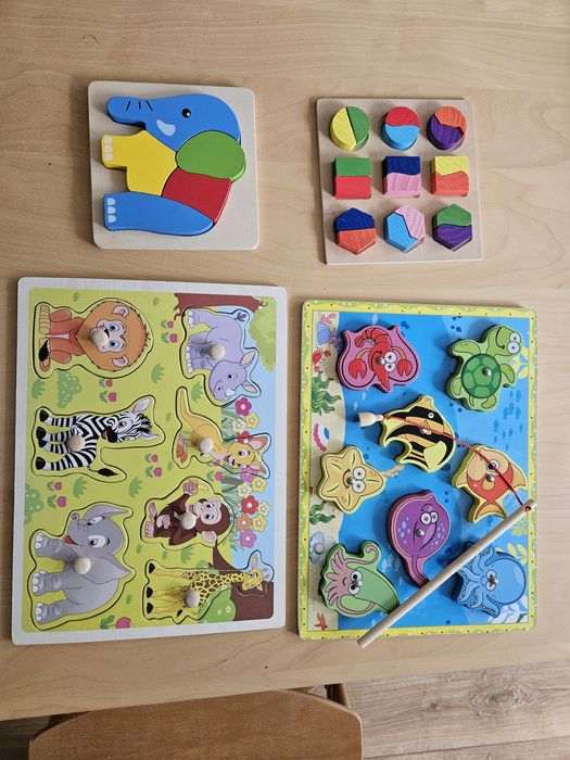 Zabawki drewniane 2+