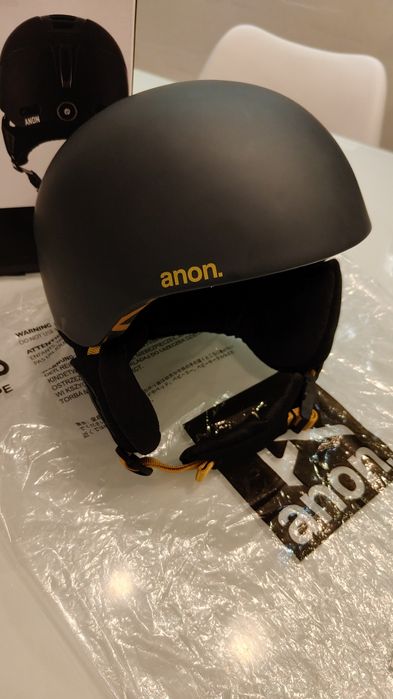 NOWY kask dziecięcy Anon Helo 2.0 Dark Gray Burton rozmiar S