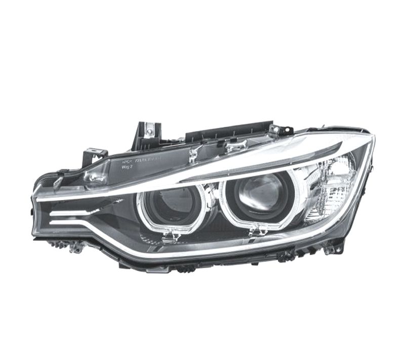 FARÓIS BMW F30 F31 11-15 XENON FUNDO NEGRO