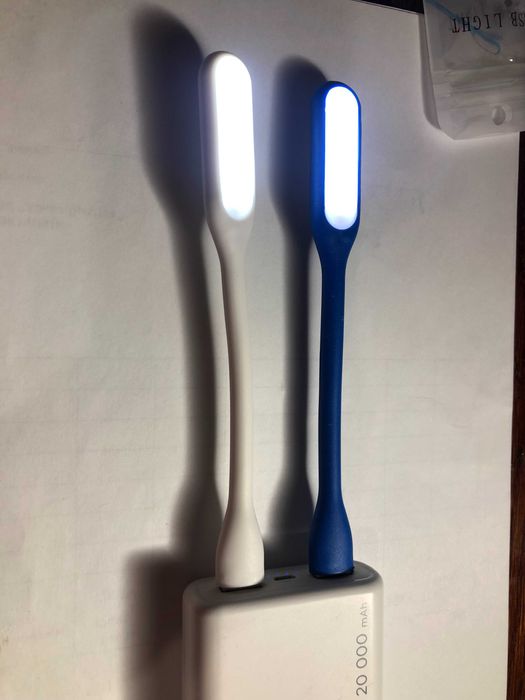 Гибкий фонарик led usb подсветка от POWERBANKA