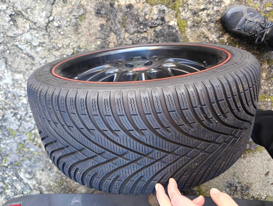Alufelgi Dotz Mugello Audi A6 5x112 ET35 czarne Rant 19" 255/35/19 7mm