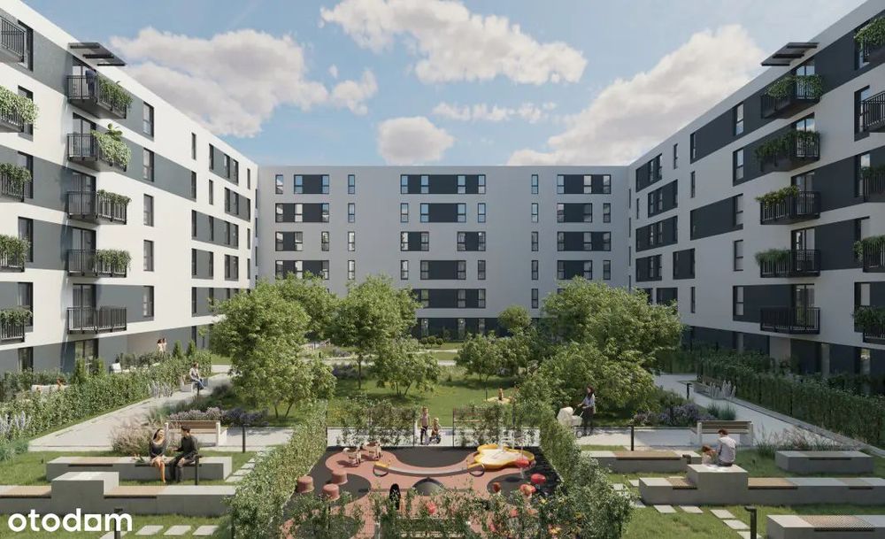 2-pokojowe mieszkanie 48m2 + balkon