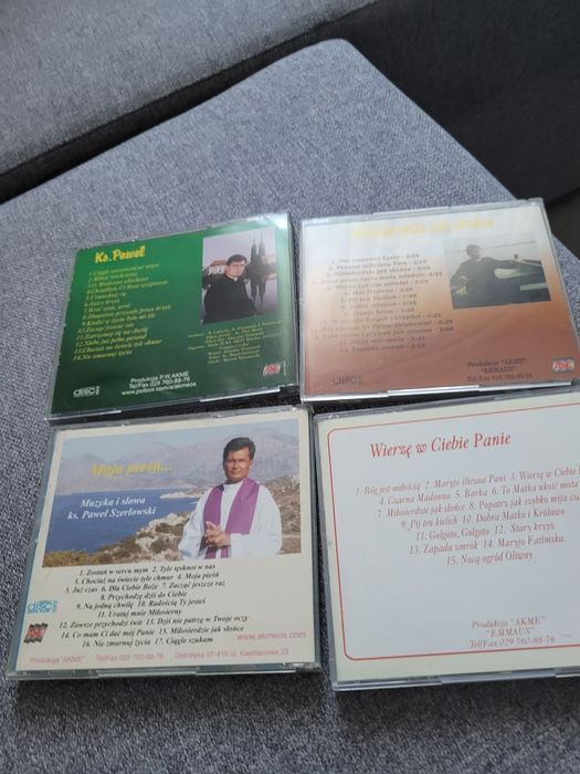 Płyty cd o tematyce religijnej.