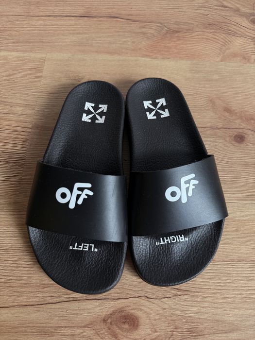 Klapki Off White basen plaża rozm 33/34