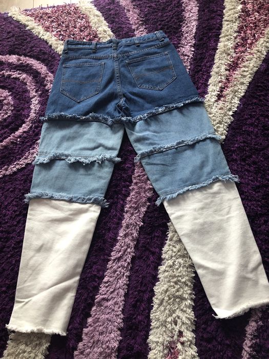 Jeansy shein  spodnie sztruksy modne rozmiar xs