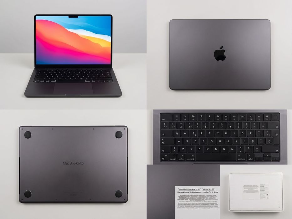 MacBook Pro 14 M3 Pro (18GB RAM / 512GB SSD) Cinzento Sideral