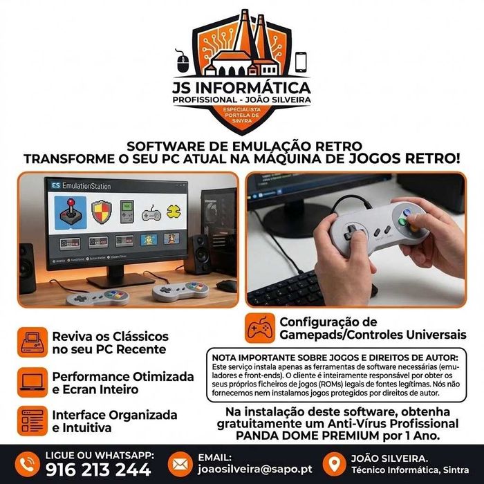 Instalação de Software de Emulação Retro em PC (JOGOS Consola PLAYSTATION, Xbox, Etc)