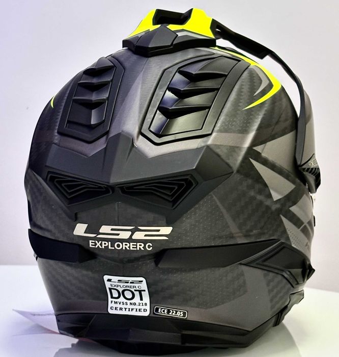 Capacete NOVO LS2 Explorer Carbon Focus Matt (35% DESCONTO) Tam XS
