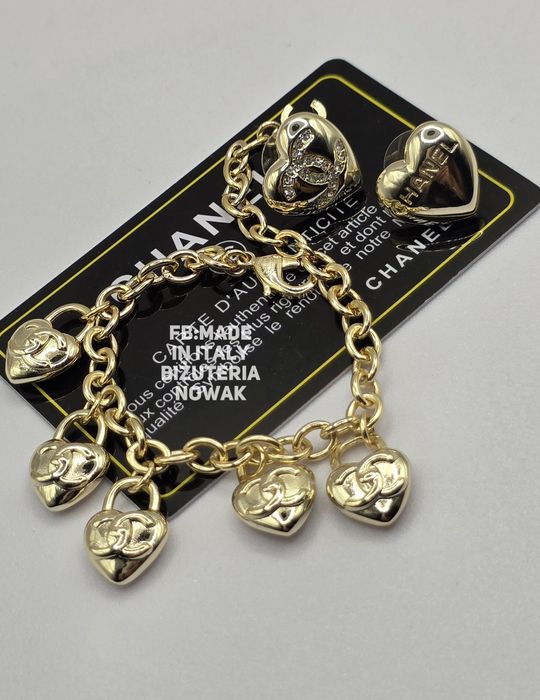 Bransoletka cc serca na Chanel