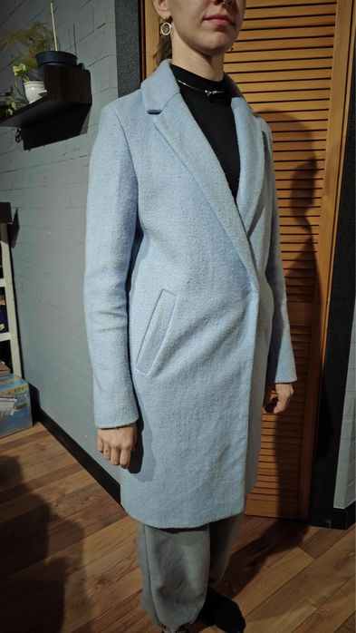 Пальто Reserved блакитне і синє