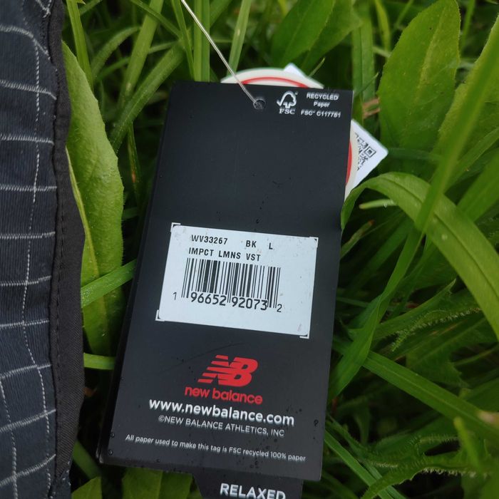 Promoção New Balance colete L Refletivo, Resistente ao Vento e à Água