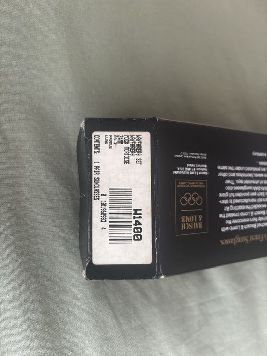 Rayban Wayfarer Tortuise B&L novos - especial 40 anos - muito raro