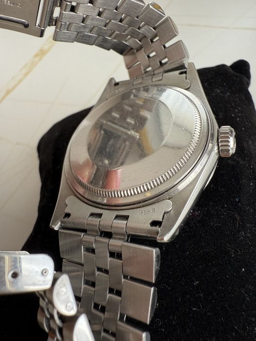 Rolex Datejust 36 Silver tapestry dial staal-Automaat (1985 watch only)