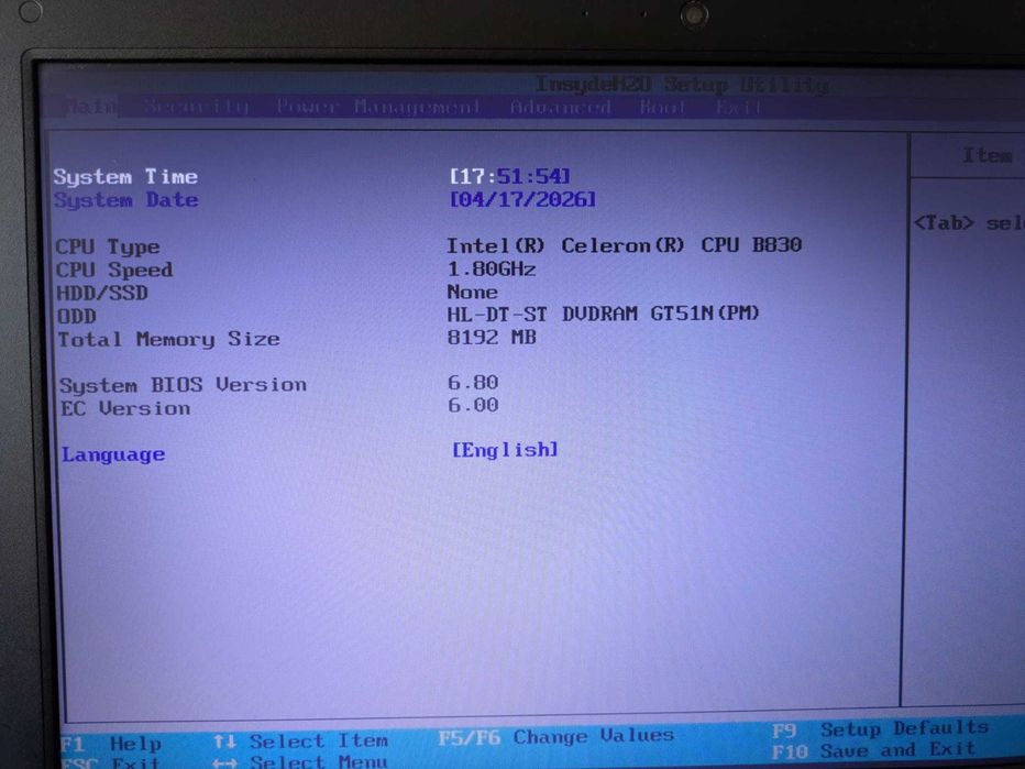 Portatil Toshiba C850-1C3