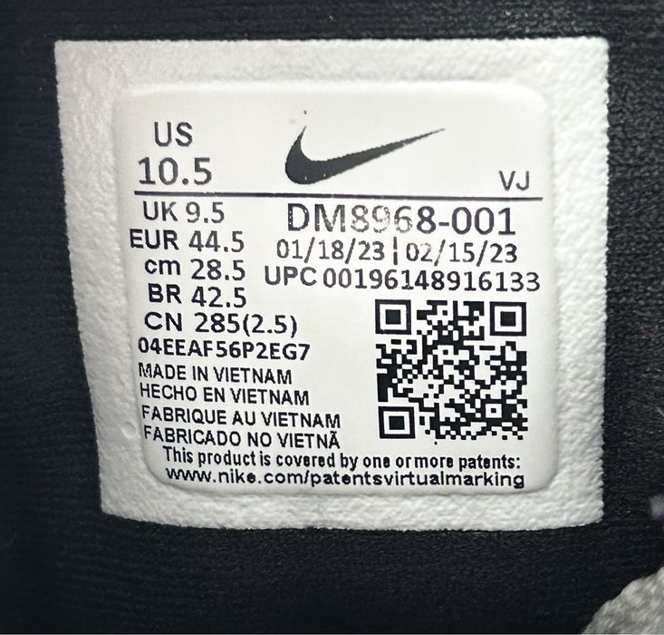 кросівки Nike Zoom Fly 5, розмір 44.5