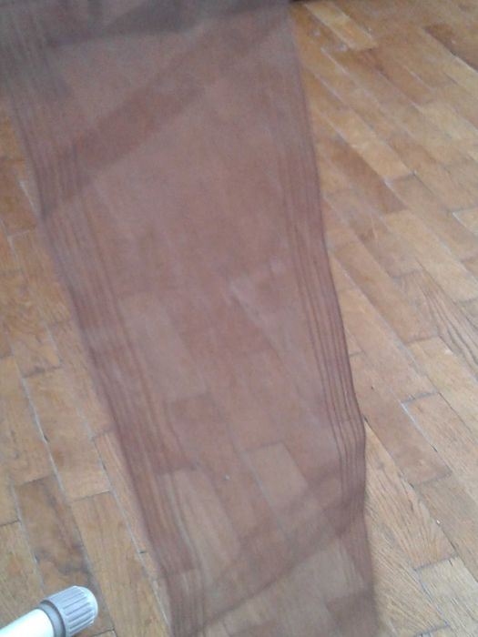 Коричневый капроновый прозрачный бант 8 см винтаж ссср