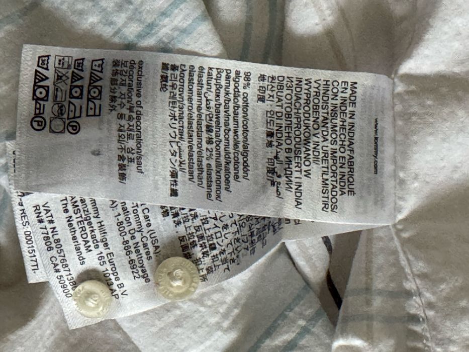 Tommy Hilfiger Koszula męska regular fit r. L kołnierzyk 43