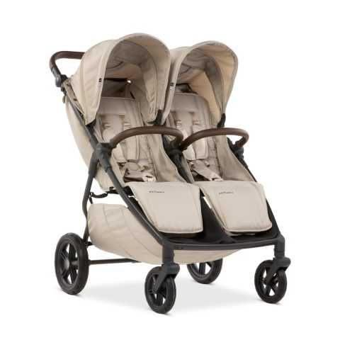 MEGA ZESTAW wózek bliźniaczy MAST M.TWIN X LION + adaptery do fotelika