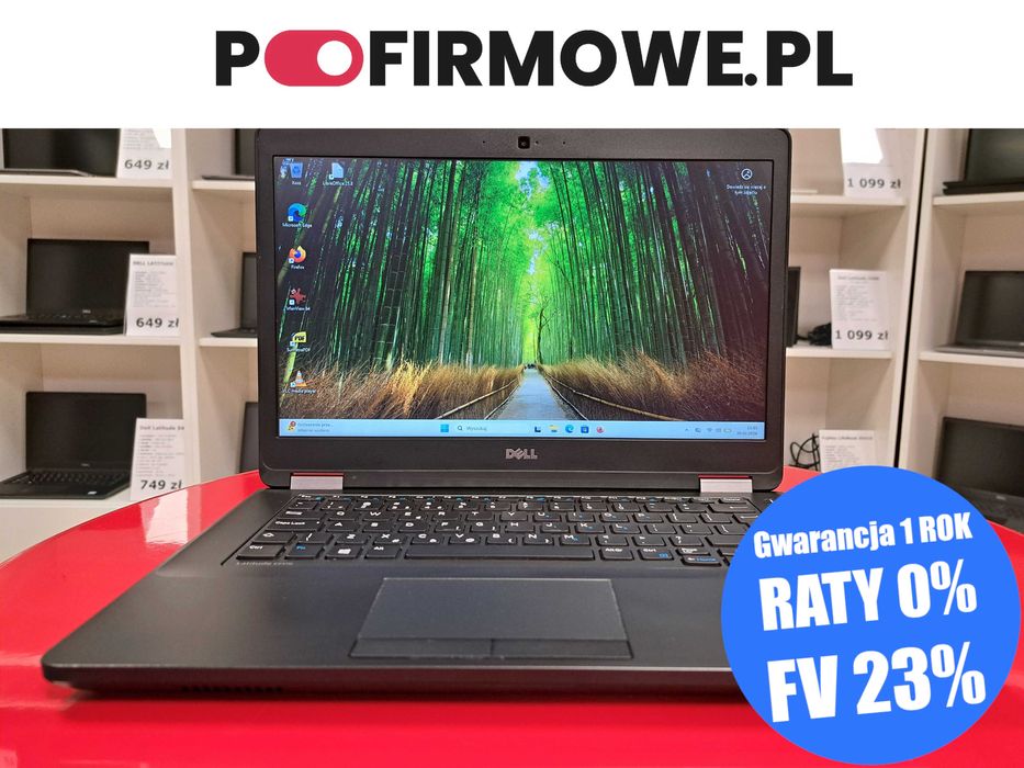 Laptop 14" Dell Latitude E5470 i5 8GB Win11 256SSD Kamera HDMI VGA