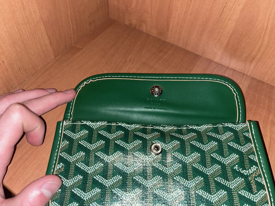 Goyard Original green wallet