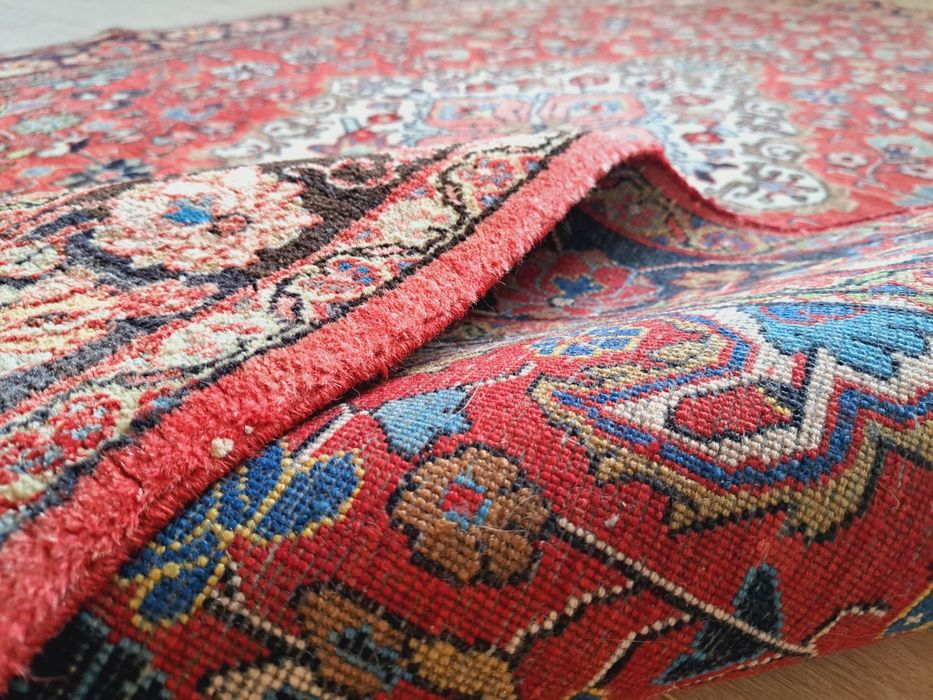 Dywan perski 135×214 cm Kashan – ręcznie tkany, klasyczny florystyczny