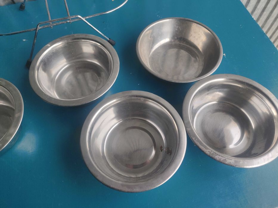 conjunto de taças para animal