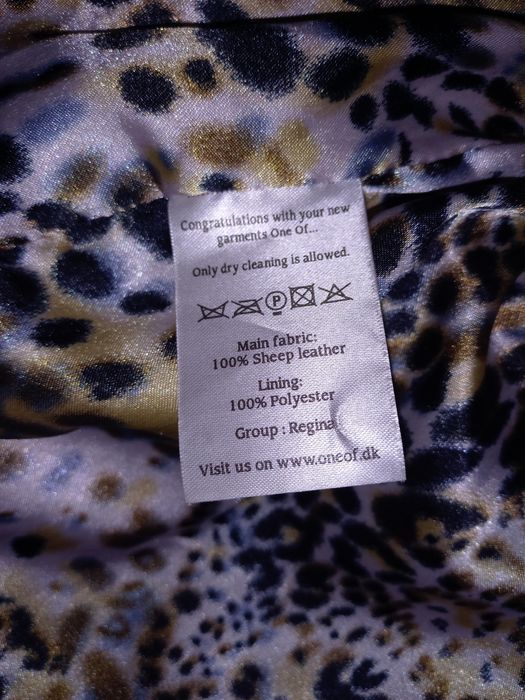 Nowa, skórzana kurtka