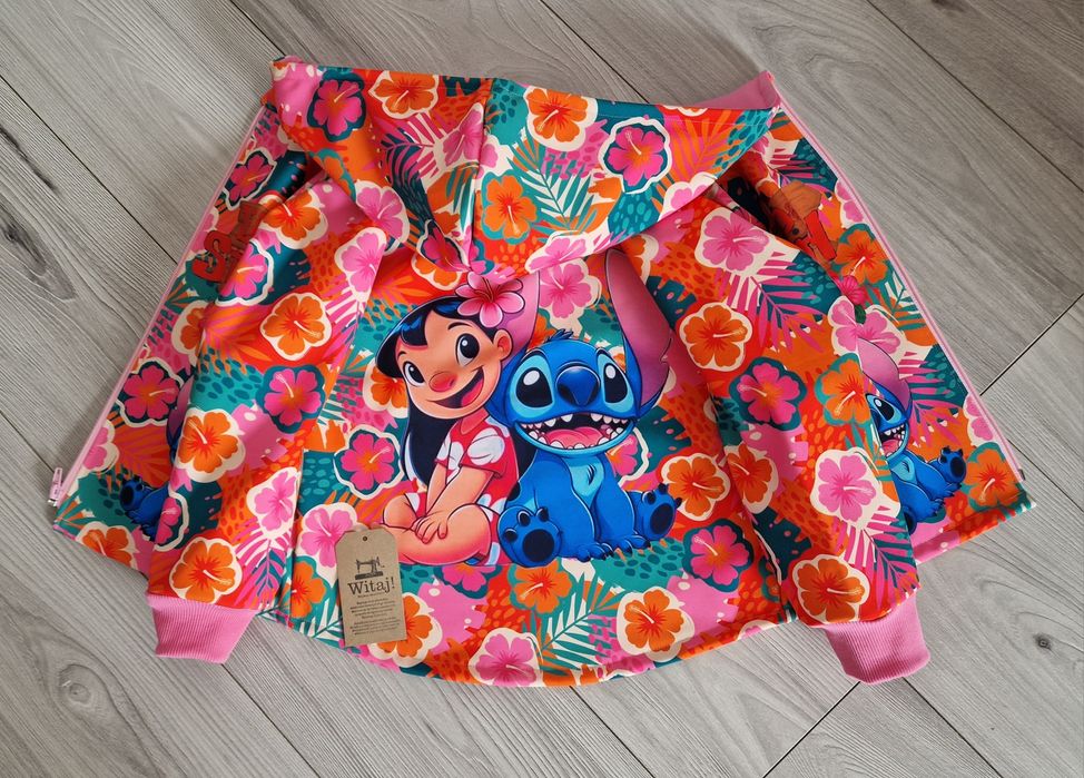 Kurtka softshell Lilo i Stitch rozm 116