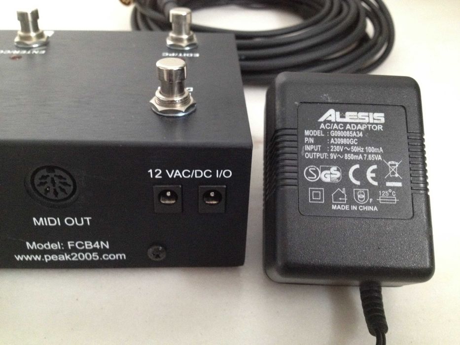 Peak FCB4N Midi Controller + Power Supply + Rocktron Midi Cable64174077821698122