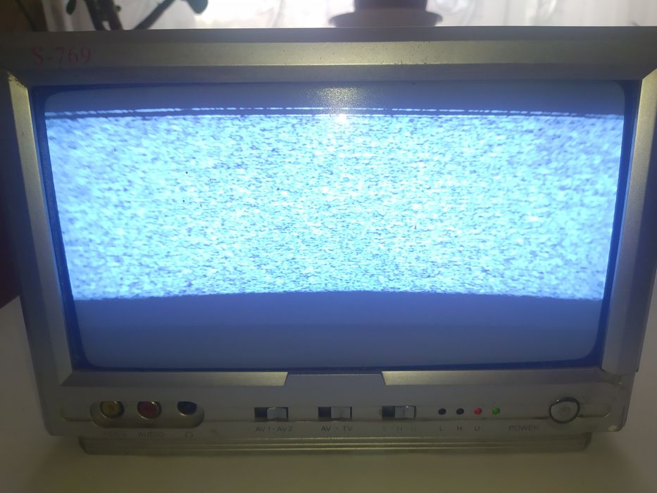 Телевізор S-769 малий ч/б / б/у під відновлення / деталі / запчастини