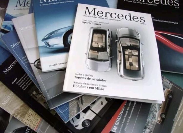 Revistas Mercedes Magazine NOVAS( automóvel arquitetura design)